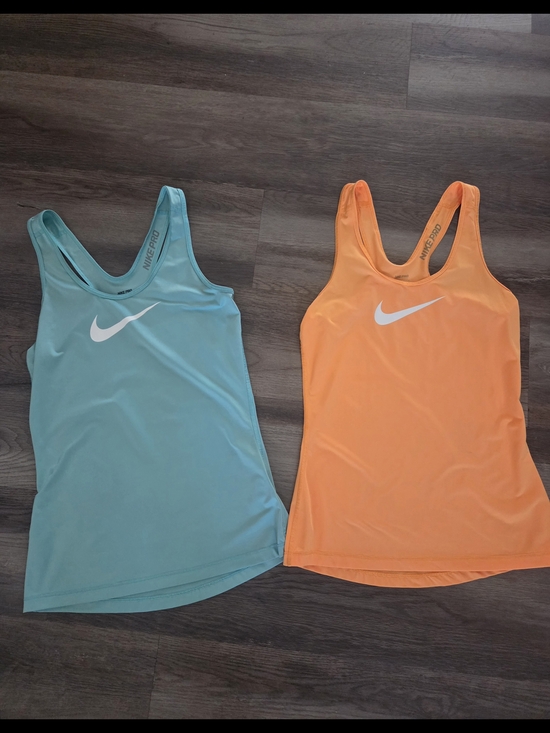 Nike Tops - Bundle Of 2 Nike Pro Dri-Fit Active Racerback Tank Tops Sz S Teal Yellow